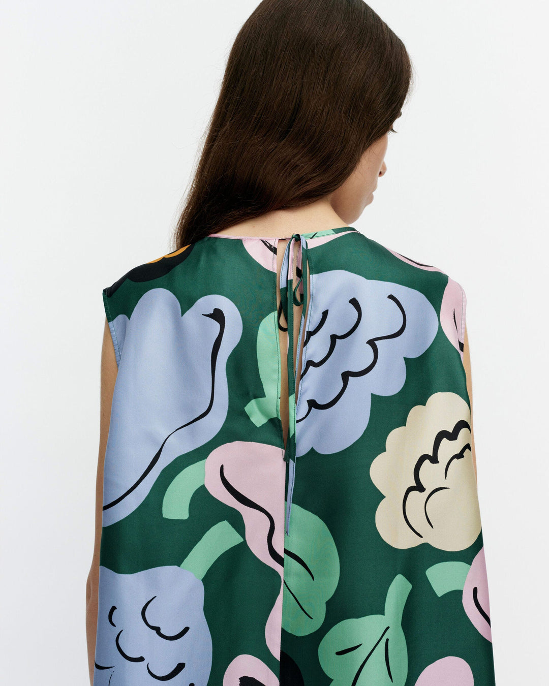 katoava kukasta kukkaan silk top