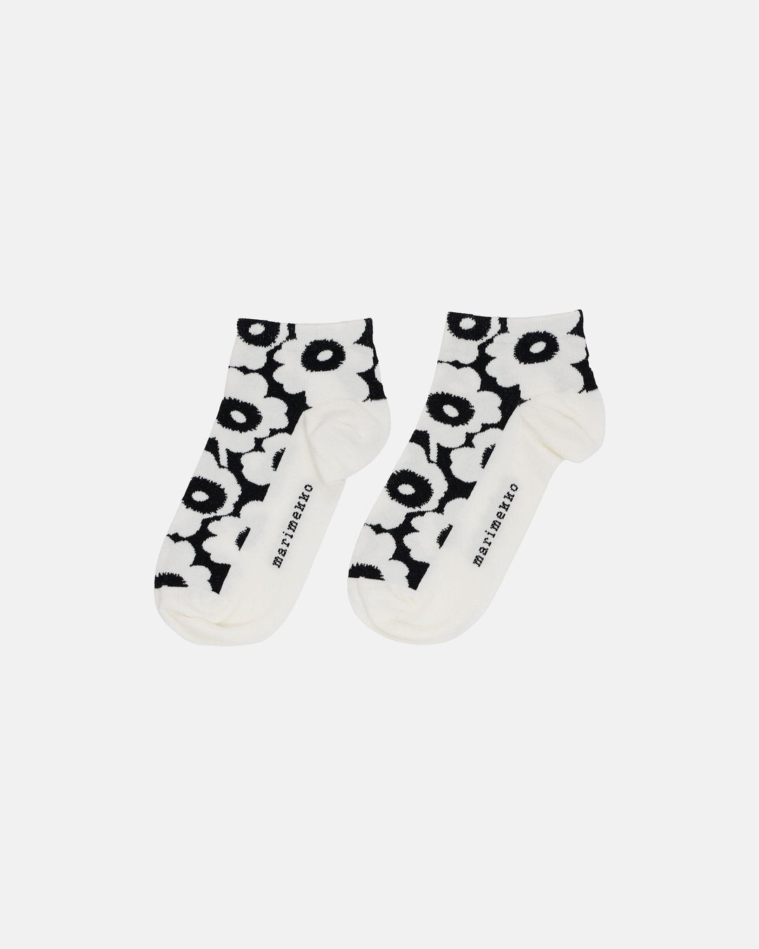 rasu unikko ankle socks - white/black
