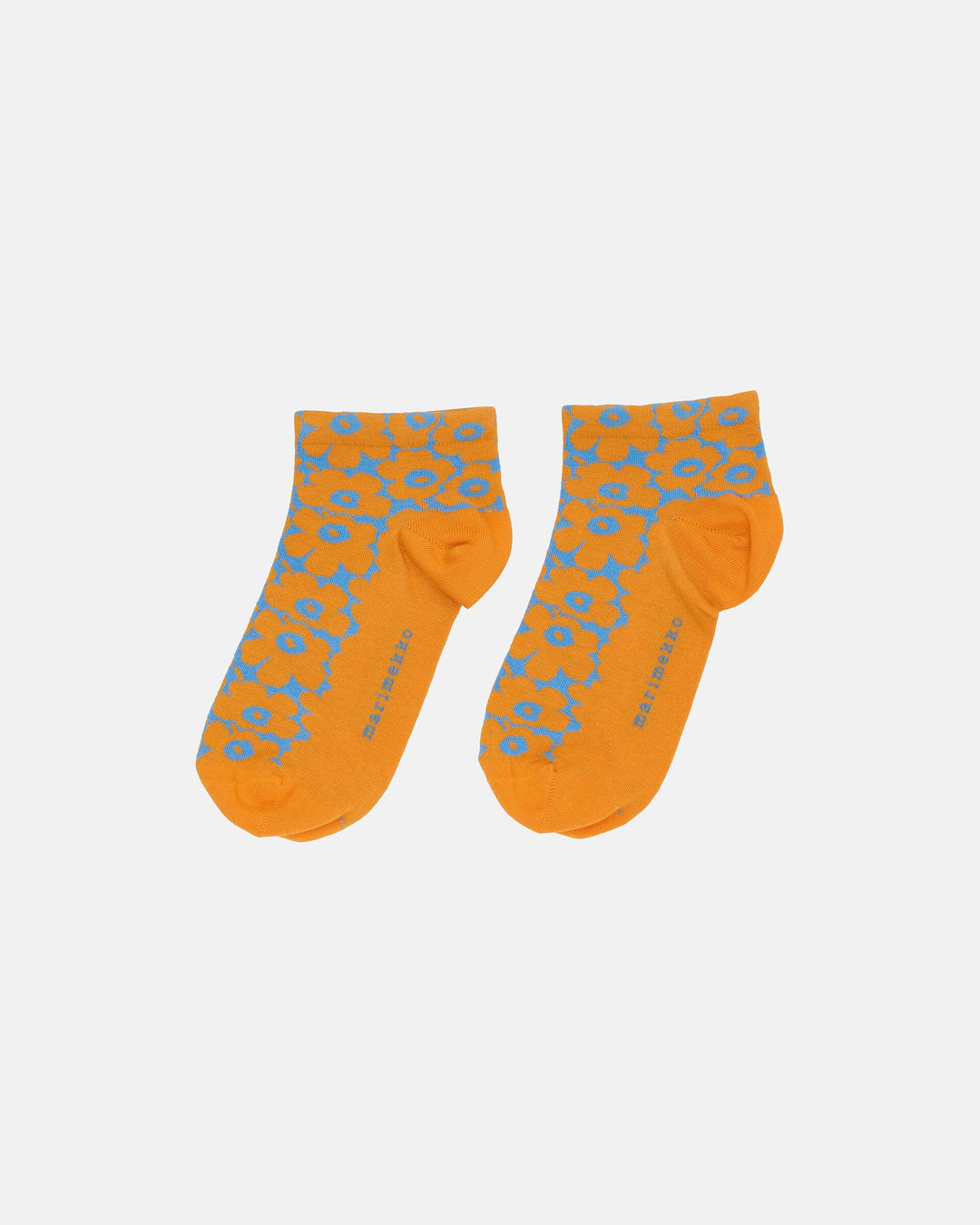 rasu pikkuinen  unikko socks - orange/blue