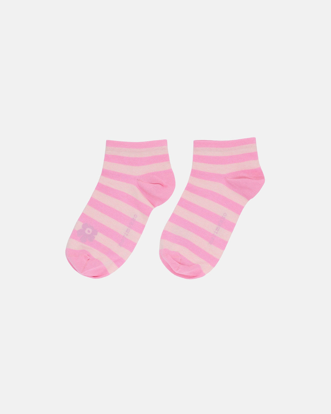 rasu tasaraita unikko ankle socks - pink/lilac