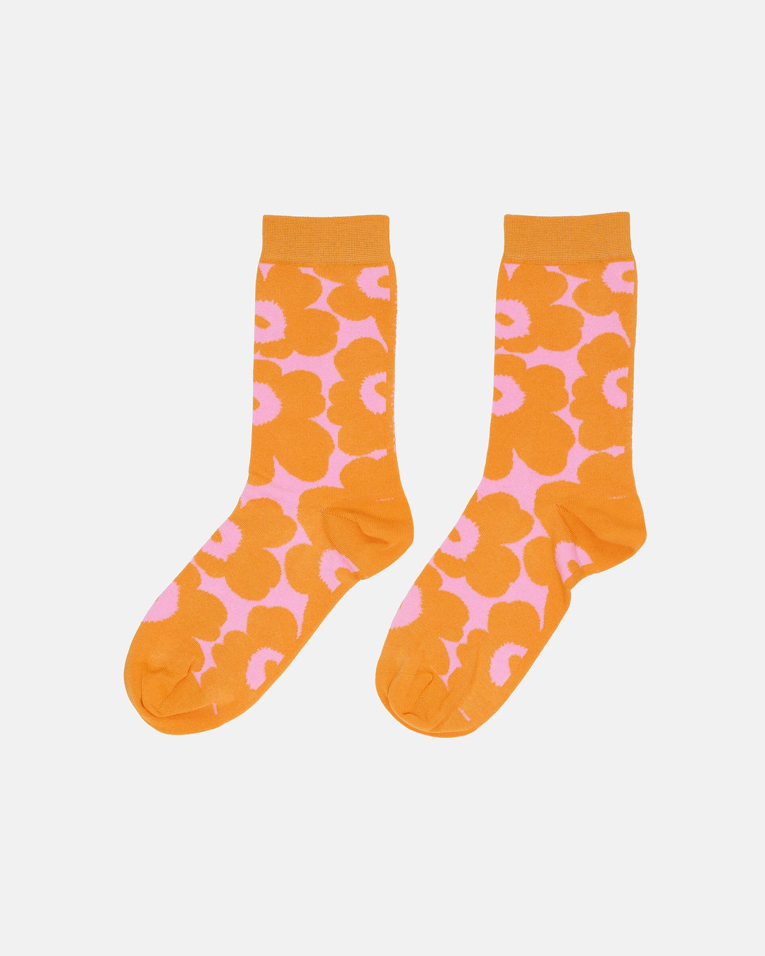 linjaus unikko socks - orange/pink