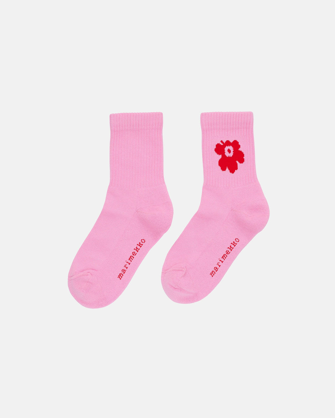 kioski puikea unikko socks - pink/red