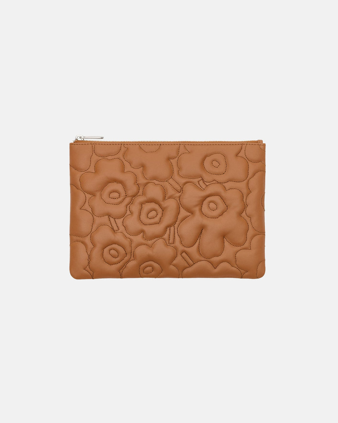 Unikko Pouch Clutch Bag - Brown