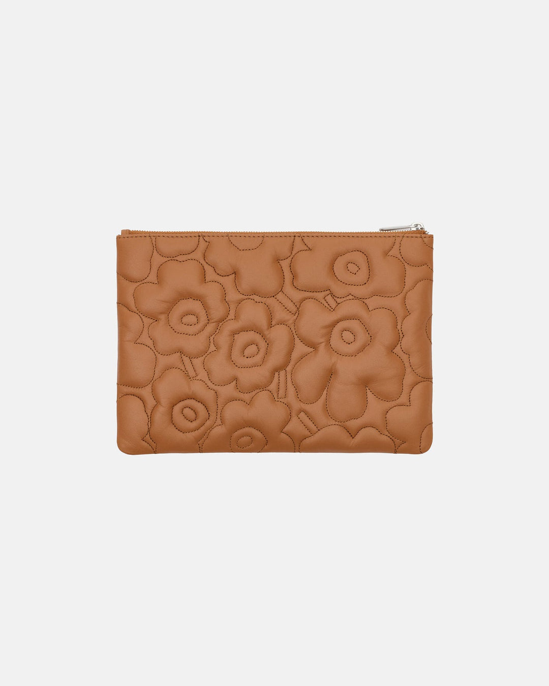 Unikko Pouch Clutch Bag - Brown