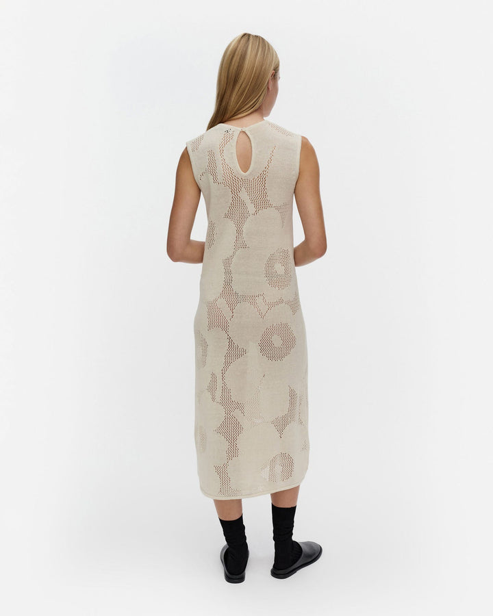 Luonnos Unikko Knitted Dress - Cream