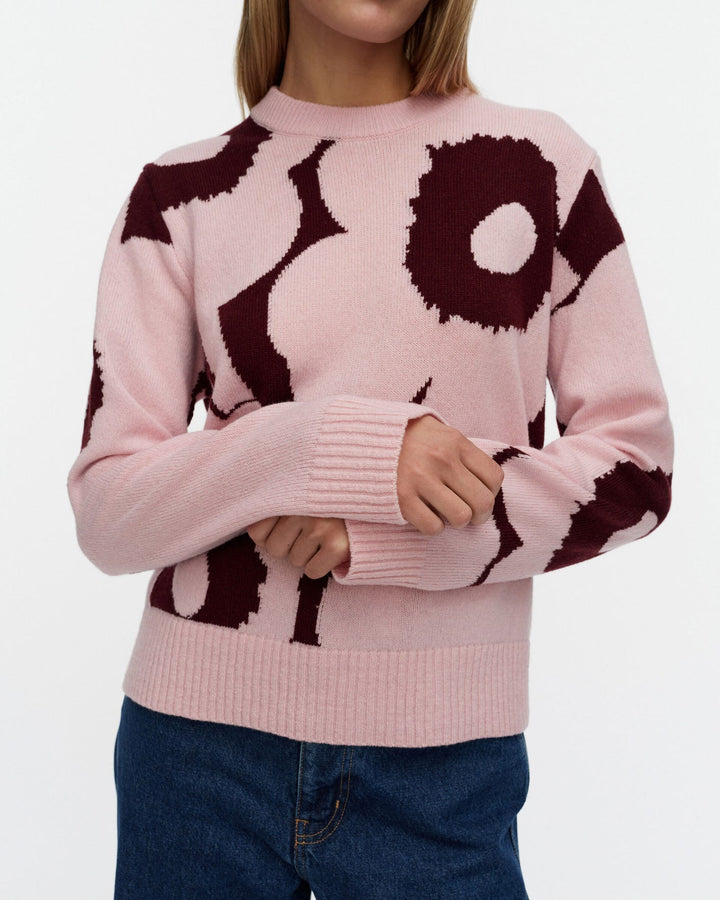 Aatto Unikko Knitted Pullover - Pink