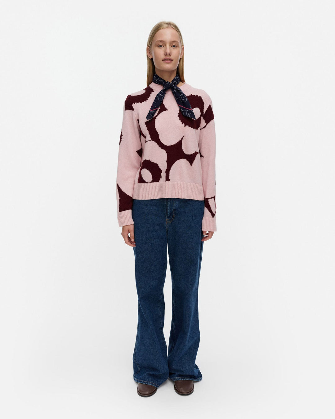Aatto Unikko Knitted Pullover - Pink