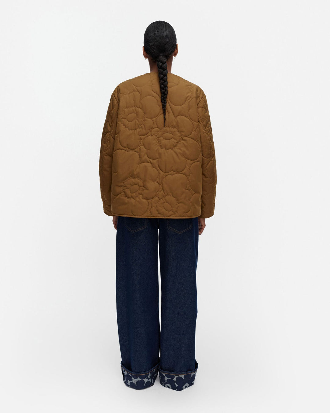 Kapseli Piirto Unikko Lightweight padded Coat - Brown