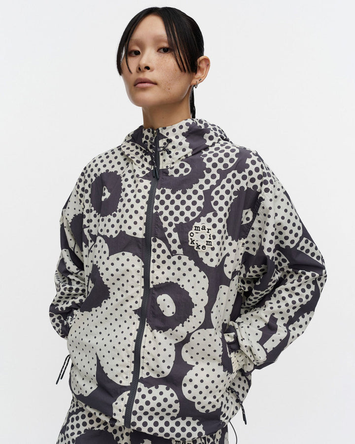 Harjoitus Unikko Kioski Activewear Coat - Grey