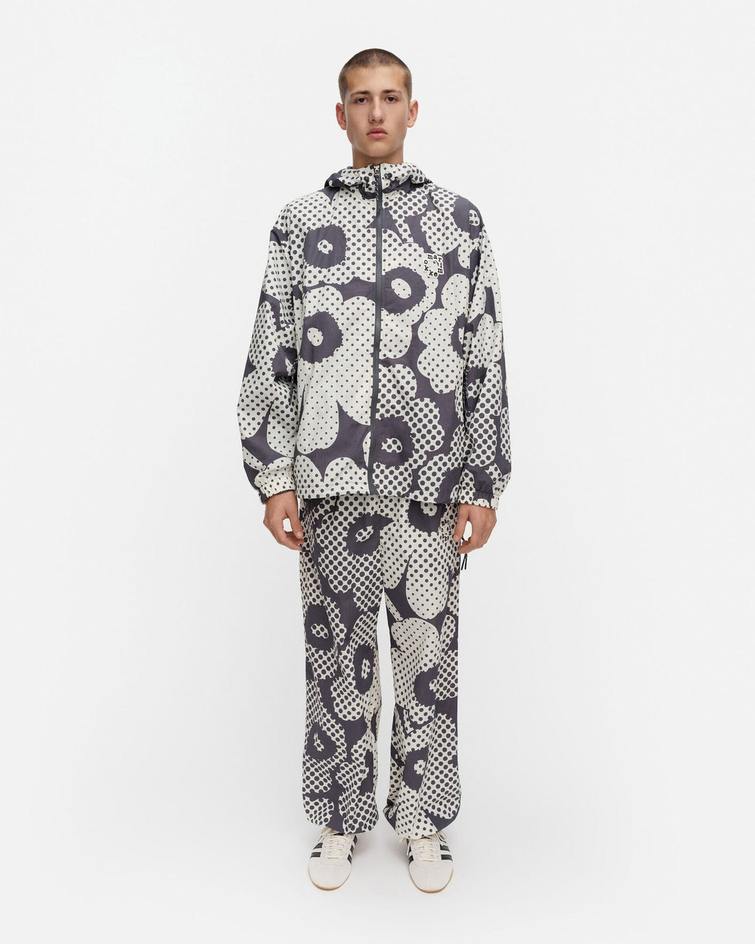 Harjoitus Unikko Kioski Activewear Coat - Grey