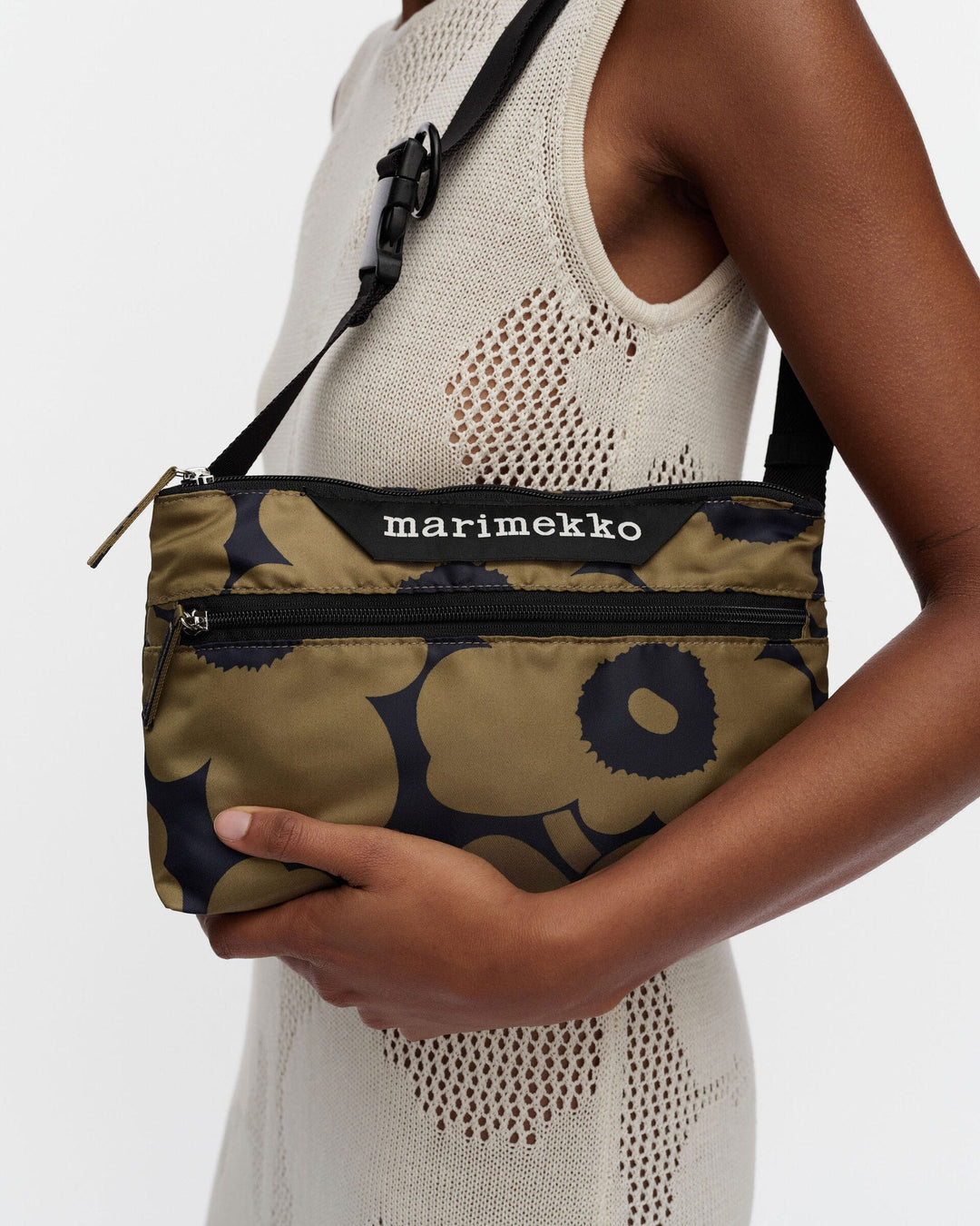 Neat Small Crossbody Unikko - Navy/Khaki Green