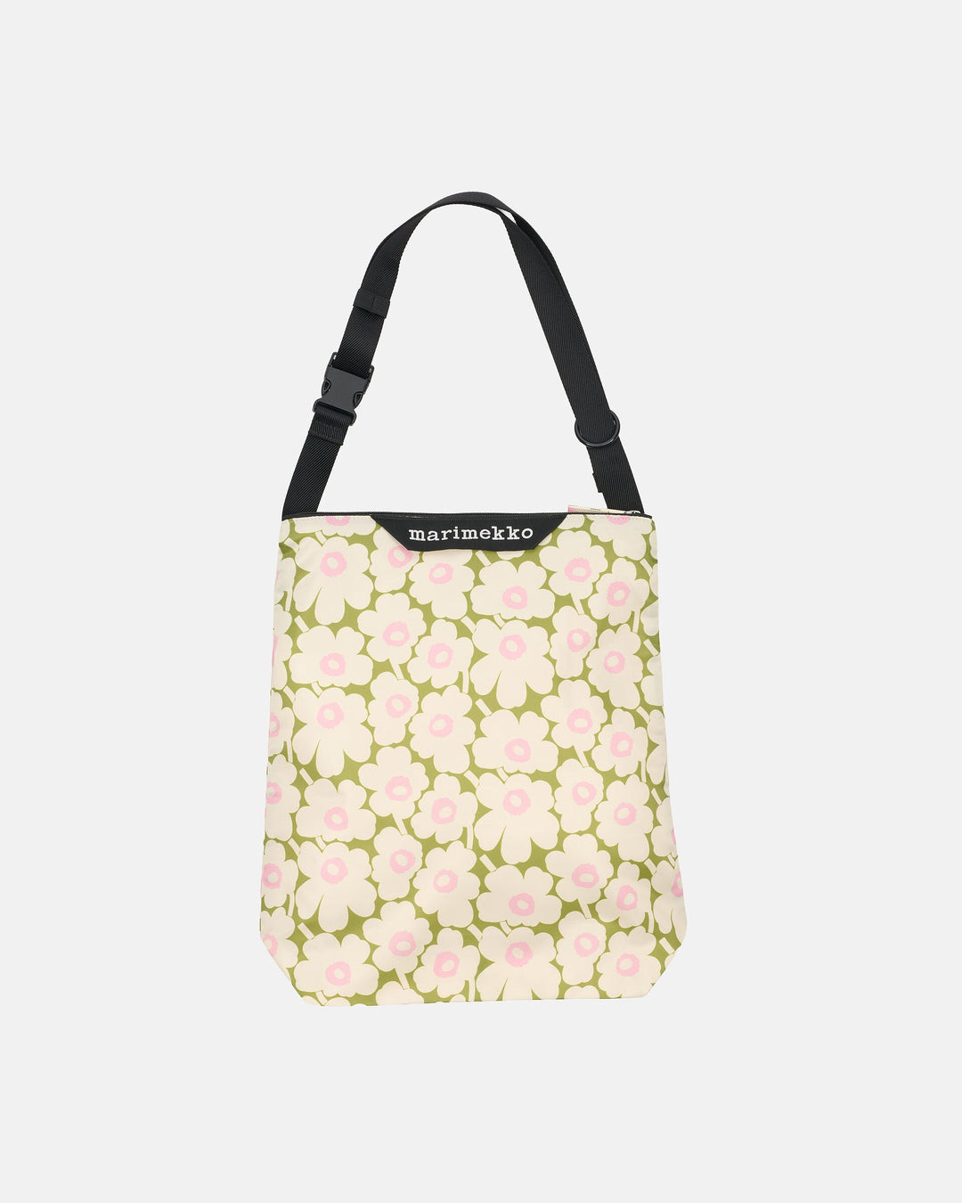 Neat Medium Crossbody Unikko - Green/Cream/Pink