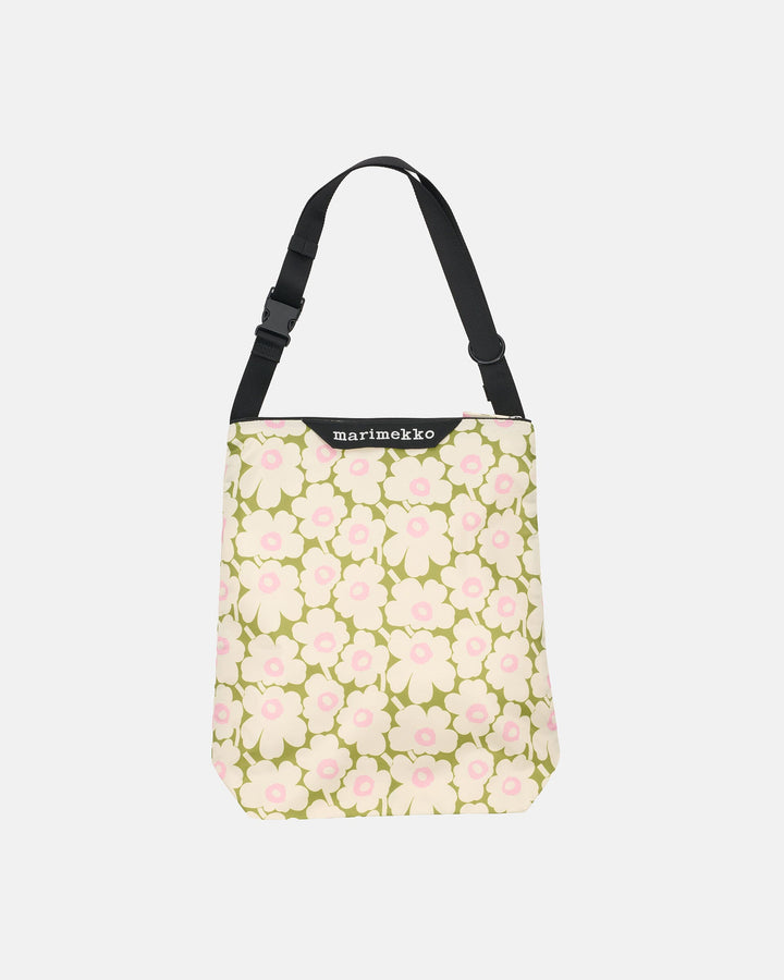 Neat Medium Crossbody Unikko - Green/Cream/Pink