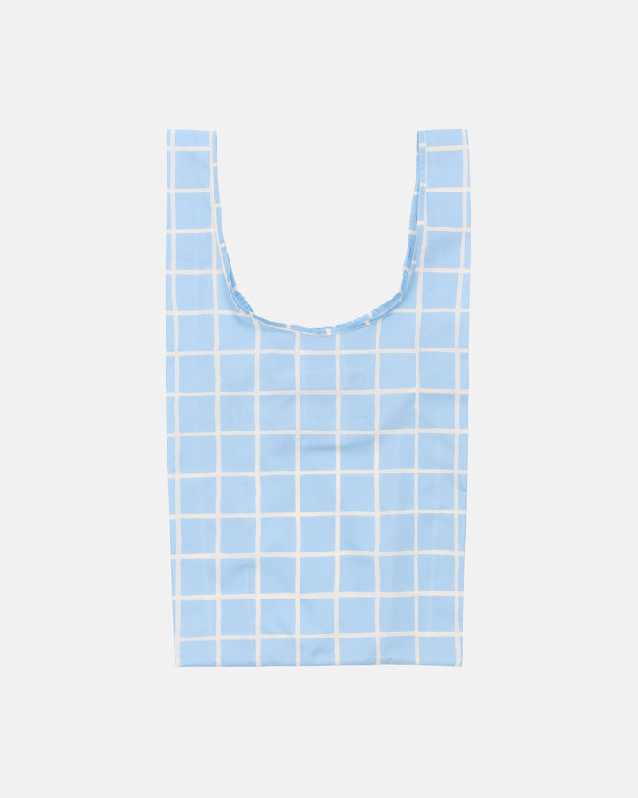 Iso Ruutu Smartbag - Light Blue/ White