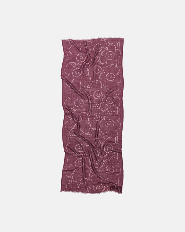 Fiore Unikko Scarf - Purple / Pink