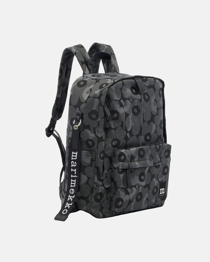 Zip Top Backpack Unikko Backbag - Grey