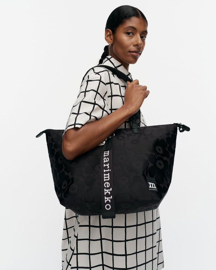 Tote Bag M Unikko - Black
