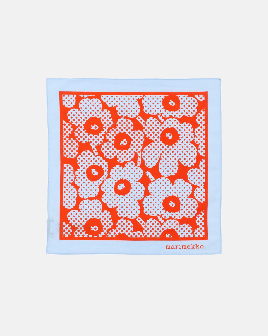 Kioski Astrilli Unikko scarf - Light blue/Red