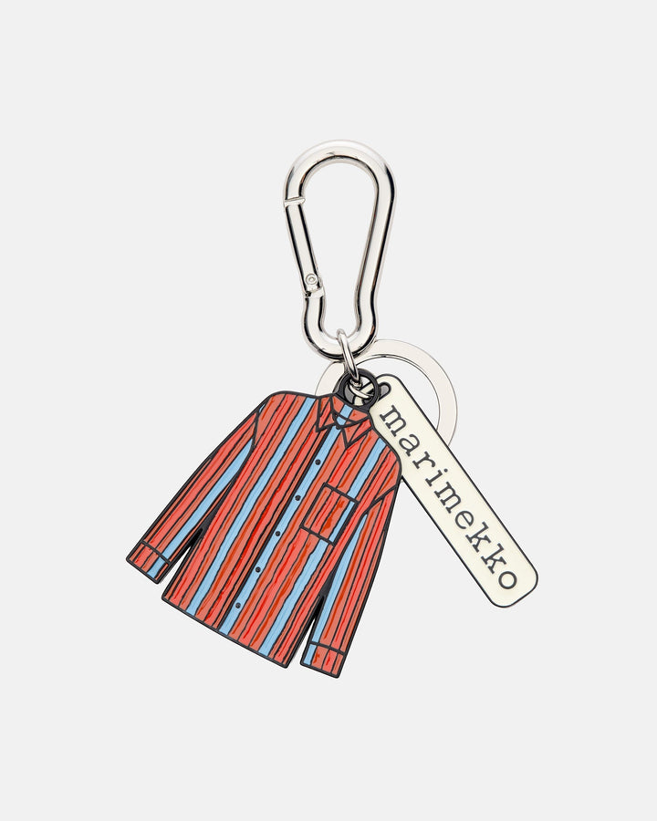 Vekku Kioski Key Chain - Red/Light blue