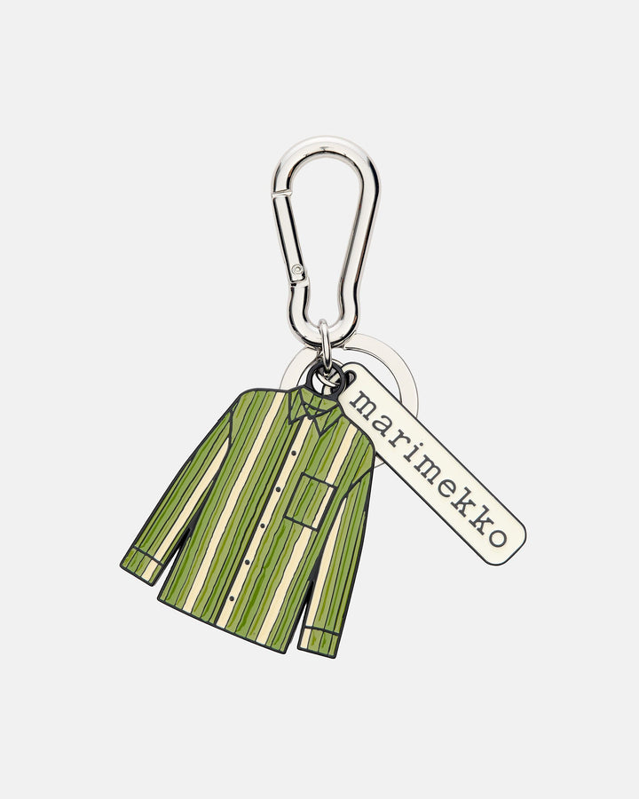 Vekku Kioski Key Chain - Green/Cream