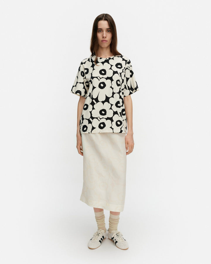 tunnit unikko t-shirt - black/off-white