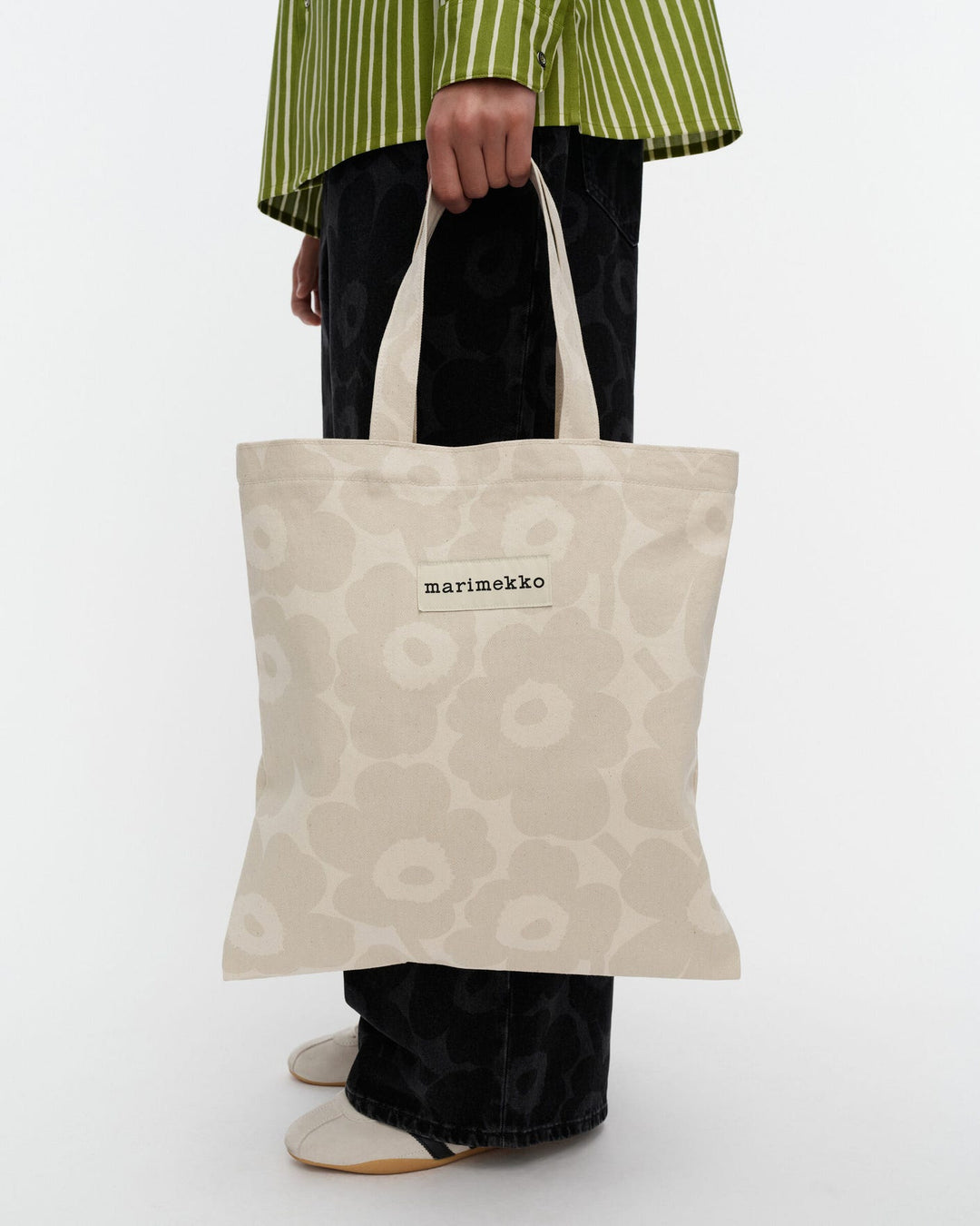 Kioski Vankka Denim Unikko Bag - Cream
