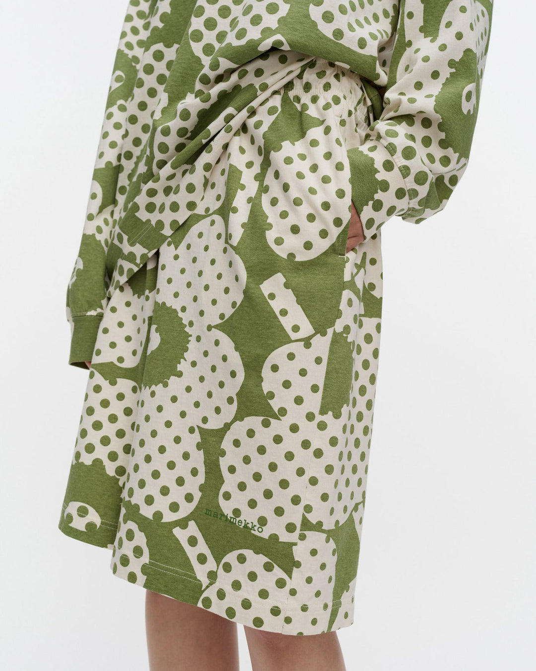 Naapuri Unikko Kioski Shorts - Green