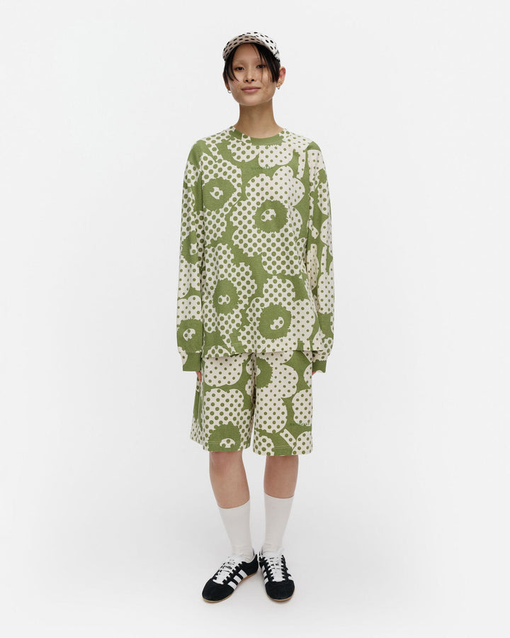Naapuri Unikko Kioski Shorts - Green