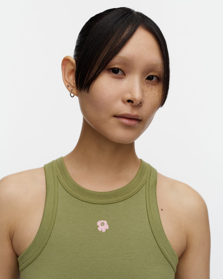 Kupla Unikko Placement Kioski Tank Top - Green