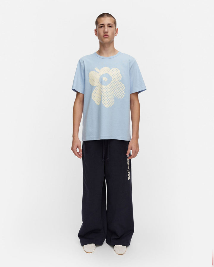 Kioski Vihne Unikko Placement T-Shirt - Baby Blue