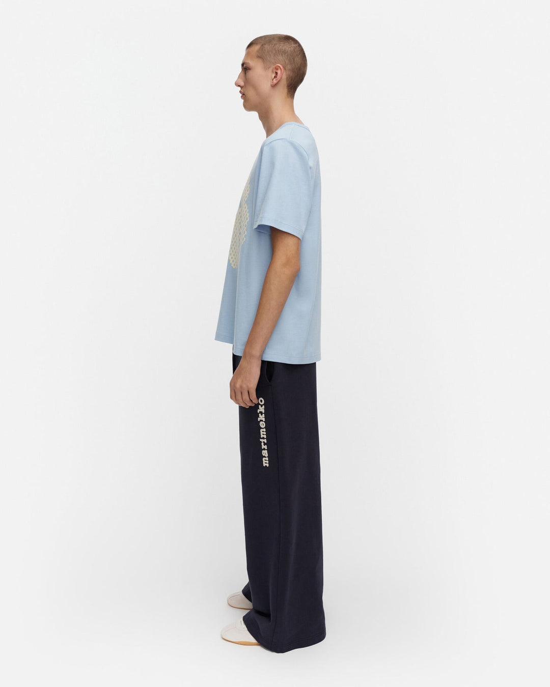 Kioski Vihne Unikko Placement T-Shirt - Baby Blue