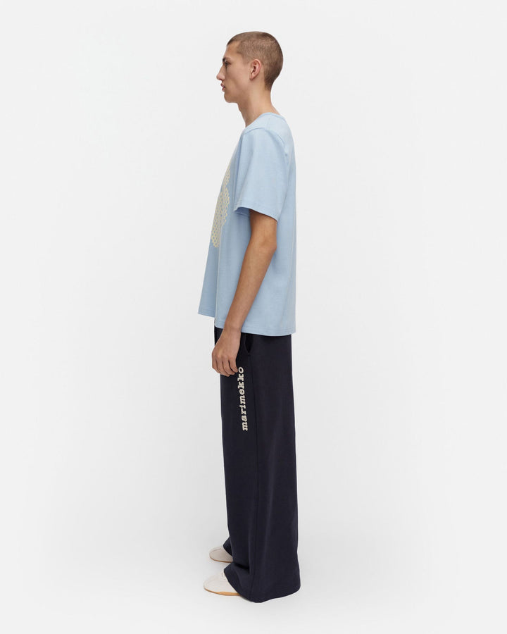 Kioski Vihne Unikko Placement T-Shirt - Baby Blue