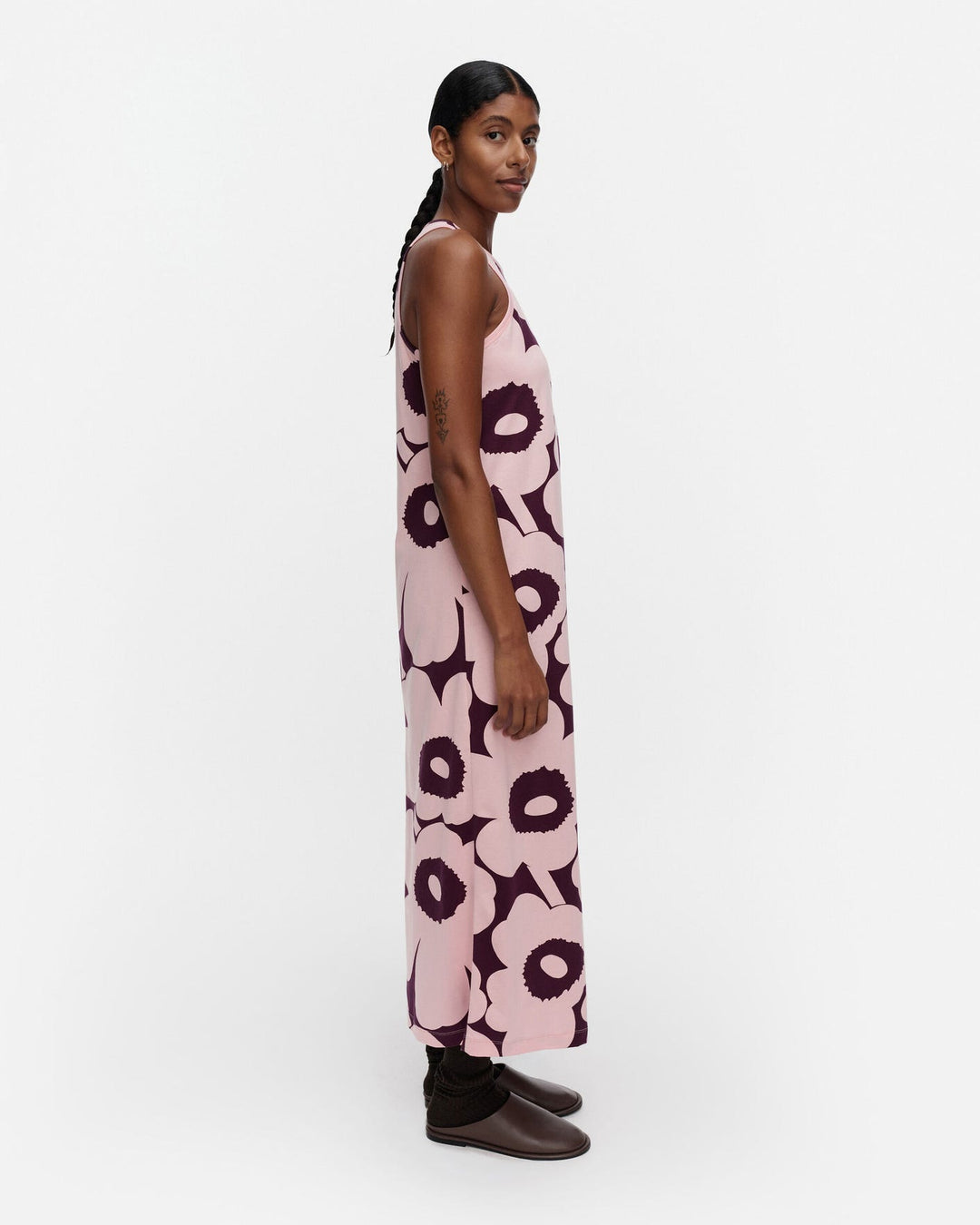 Erilainen Unikko Jersey Dress - Pink