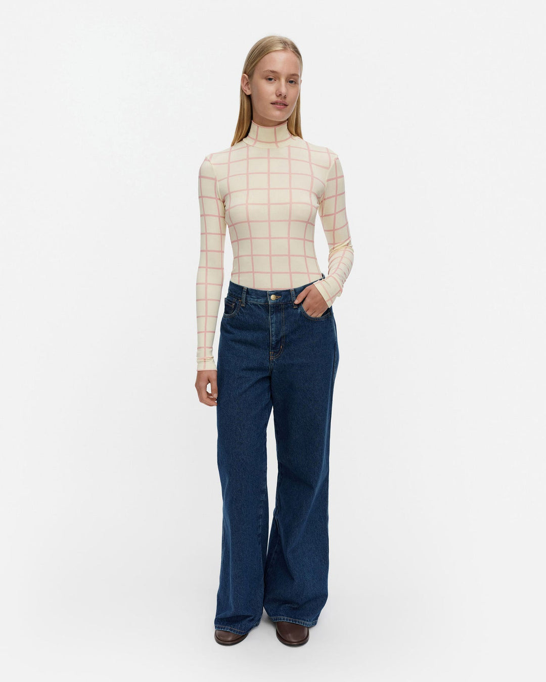 Solmia Iso Ruutu Turtleneck Shirt