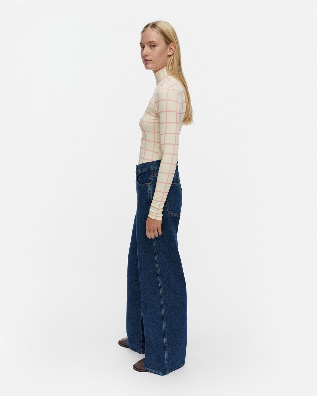 Solmia Iso Ruutu Turtleneck Shirt