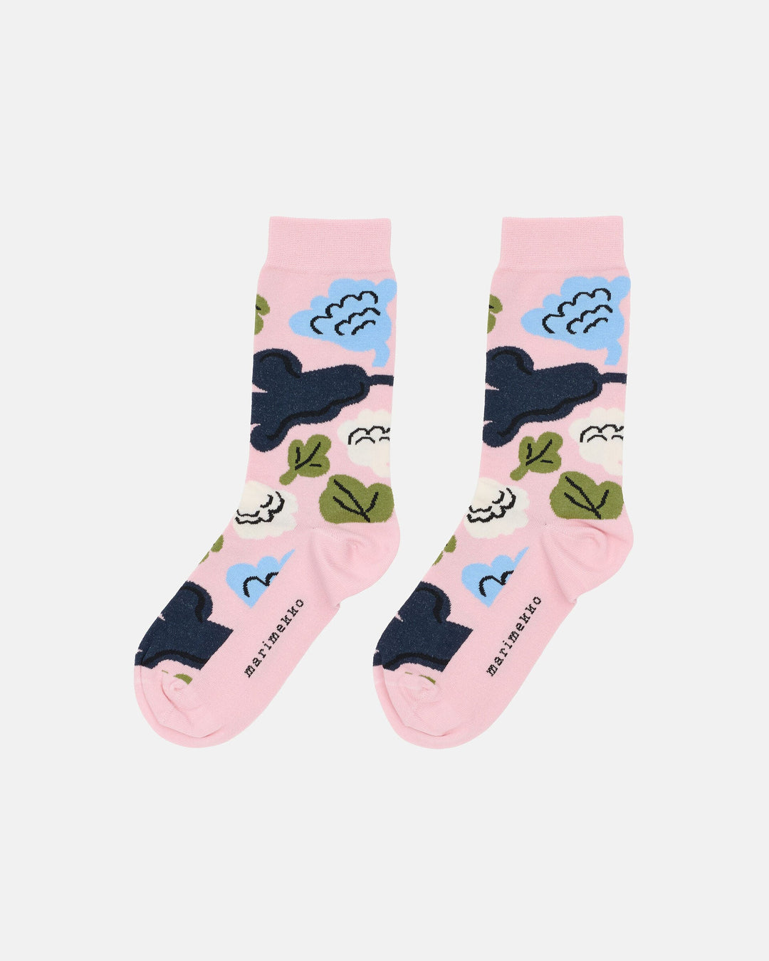 Linjaus Kukasta Kukkaa Socks - Pink