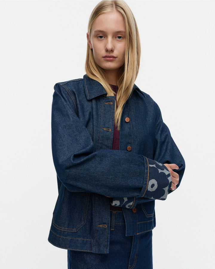 Maridenim Käänteet Mini Unikko Denim jacket