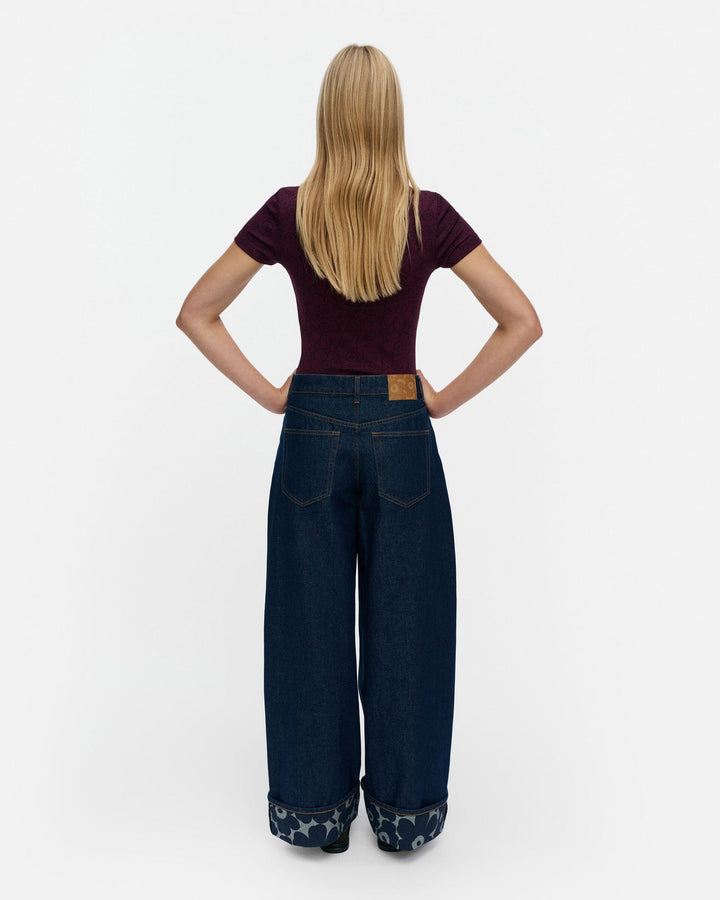 Maridenim Loose Mini Unikko Jeans - Dark Indigo