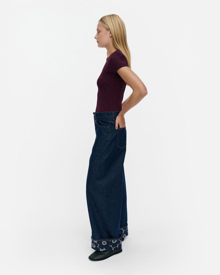 Maridenim Loose Mini Unikko Jeans - Dark Indigo
