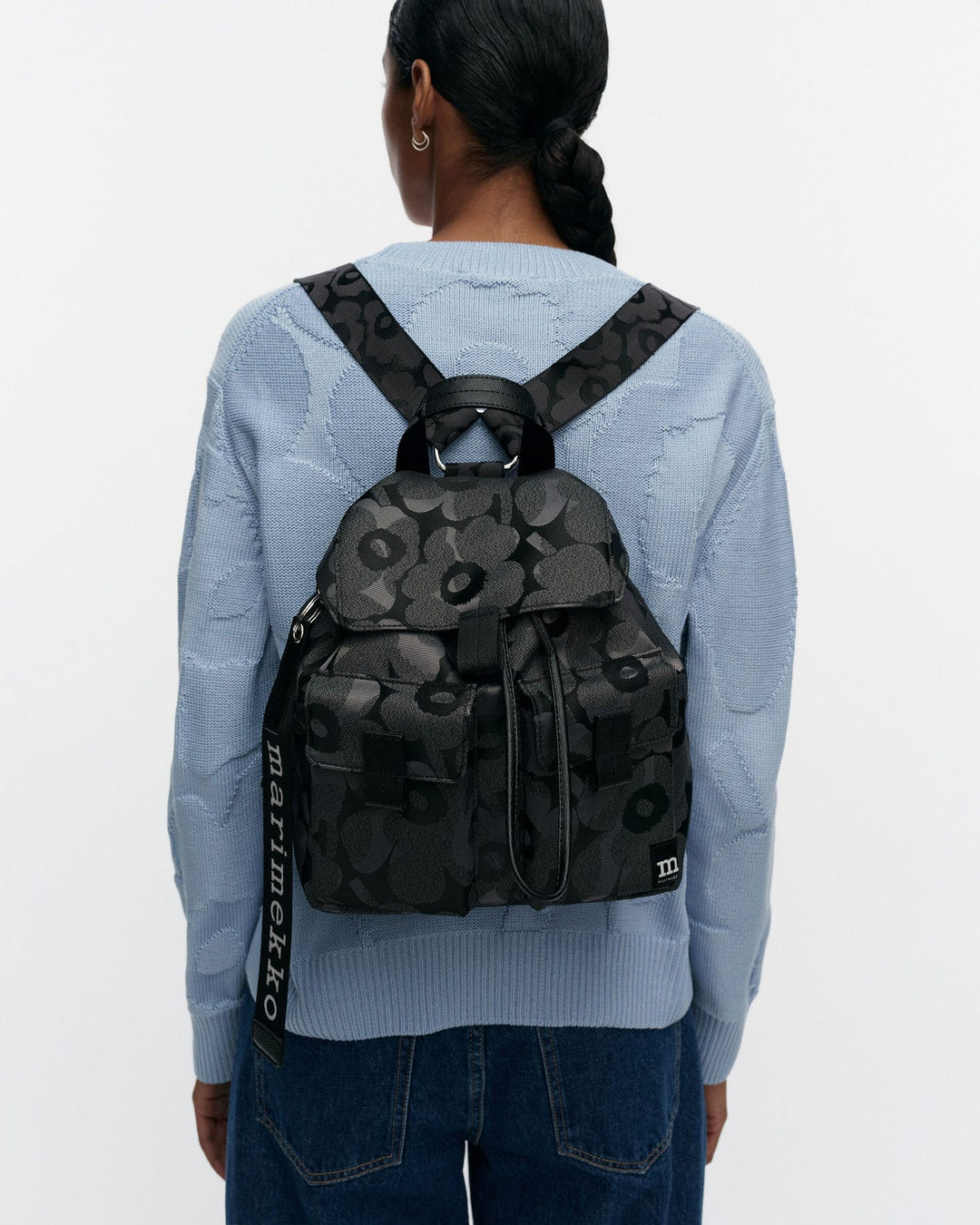 Everything Backpack M Unikko - Grey