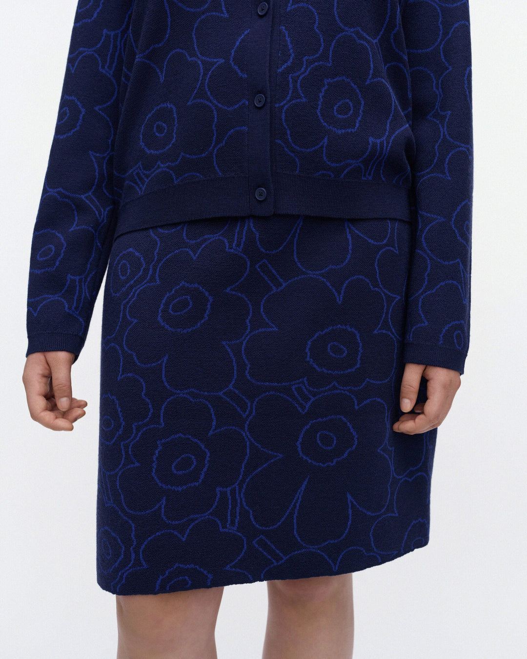Villi Piirto Unikko Knitted Cardigan - Blue