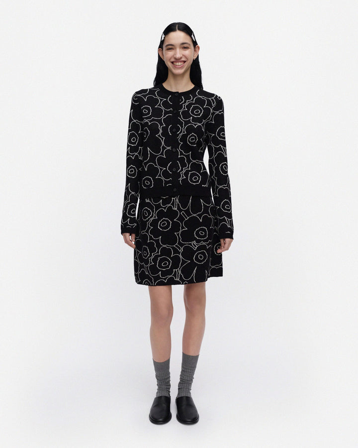 Villi Piirto Unikko Knitted Cardigan - Black