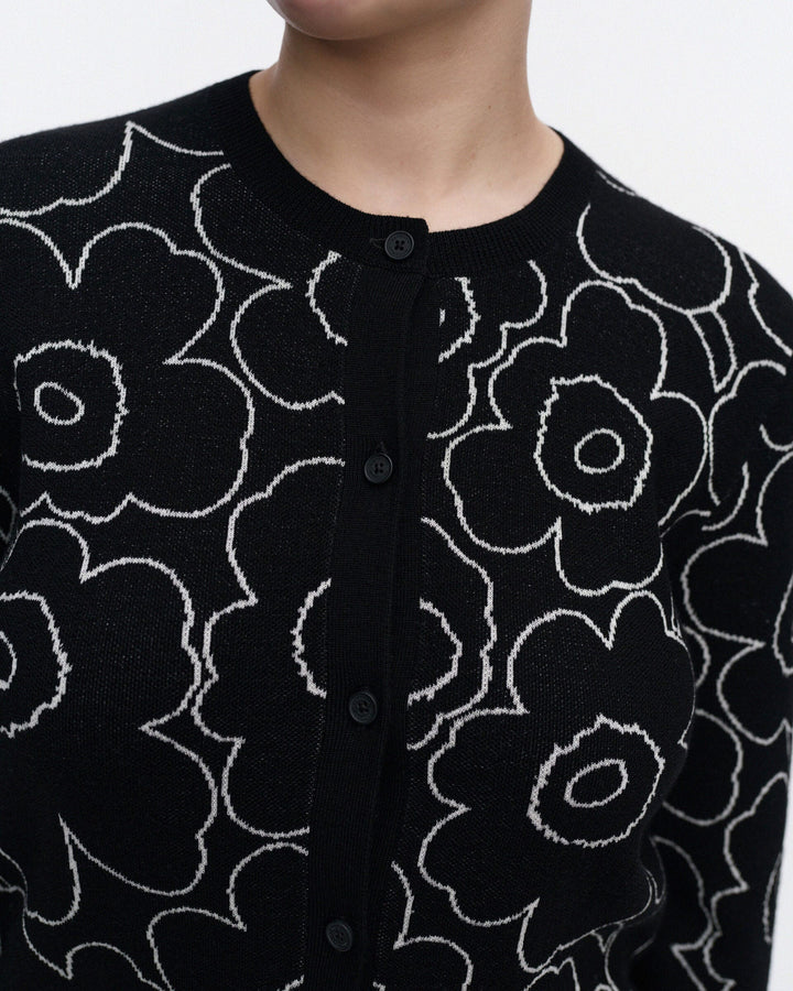 Villi Piirto Unikko Knitted Cardigan - Black