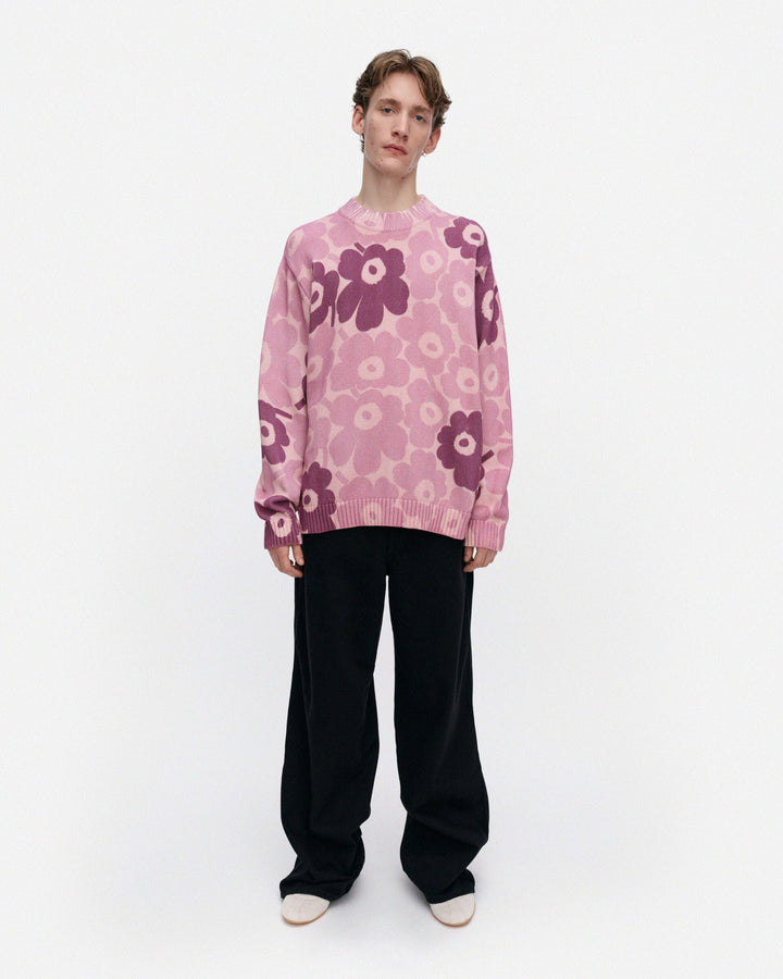 Puuteri Unikko Kioski Knitted Pullover - Pink