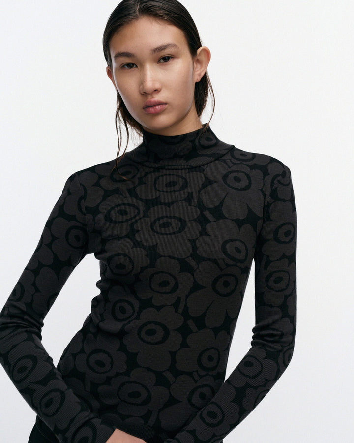 Vilpotus Unikko Turtleneck shirt - Black
