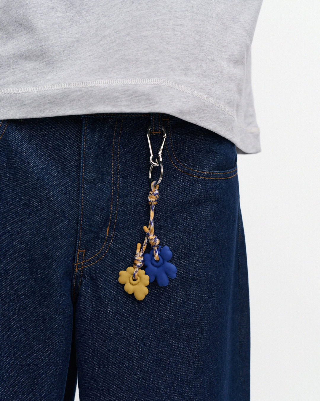 Riimi Unikko Key chain - Blue/Yellow