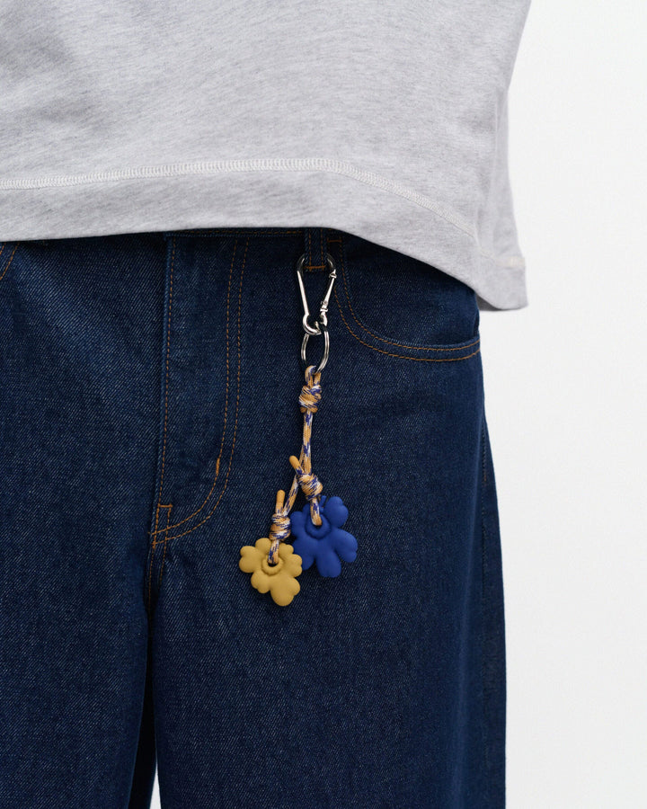 Riimi Unikko Key chain - Blue/Yellow