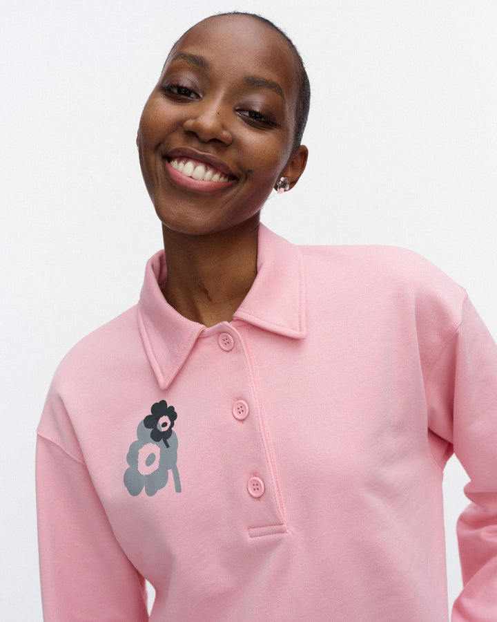 Kioski Toiminta Unikko Placement sweatshirt - Pink