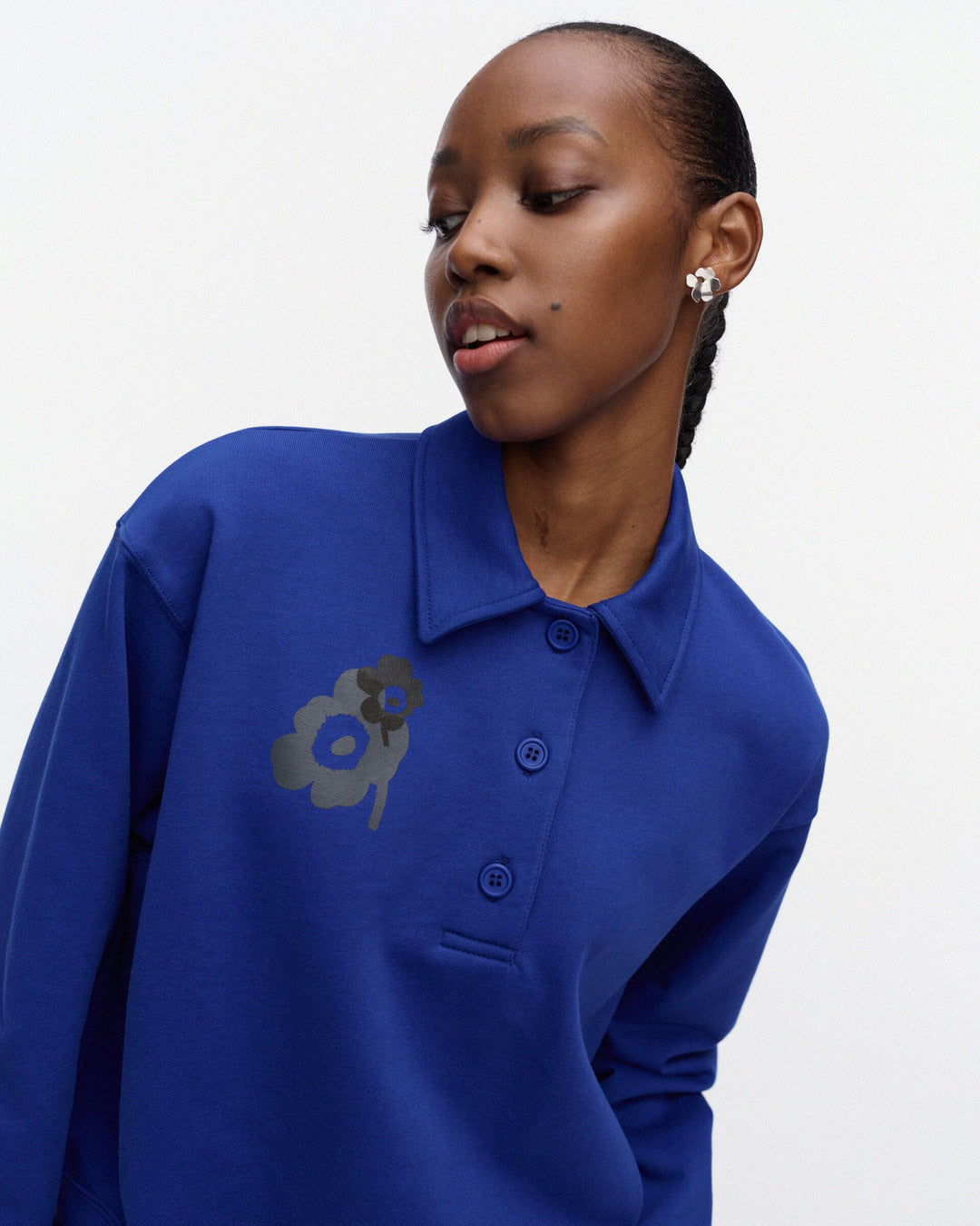 Kioski Toiminta Unikko Placement sweatshirt - Blue