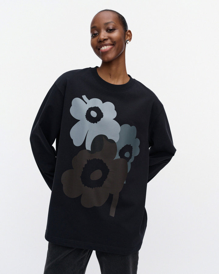 Kioski Biitti Unikko Placement Jersey shirt - Black